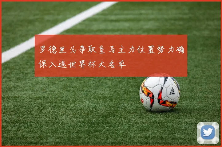 罗德里戈争取皇马主力位置努力确保入选世界杯大名单
